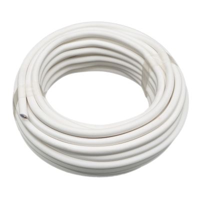 Schlauchleitung H03VV-F 2x0,75 - weiß 10m
