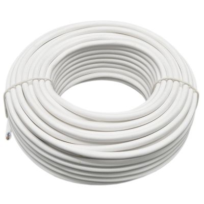 Schlauchleitung H03VV-F 2x0,75 - weiß 25m