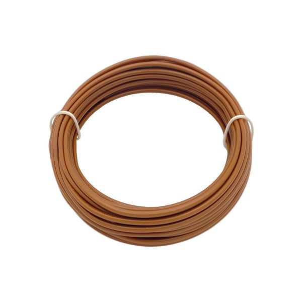 Aderleitung H07V-U 1,5 starr - braun 10m