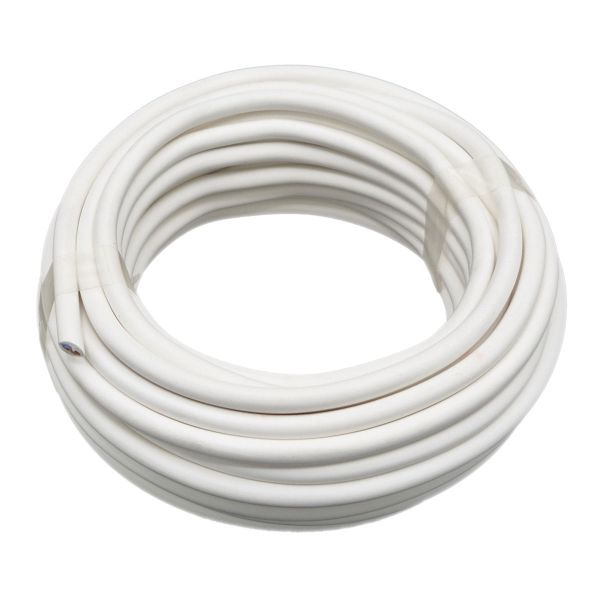 Schlauchleitung H03VV-F 2x0,75 - weiß 10m